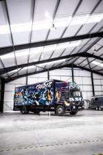 Volvo FL6 Turbo Zone Truck Art Car by Banksy 1988 года
